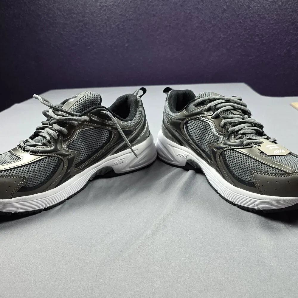 Avia 5000 Men's Sneakers Tennis Shoes Size 12 (US) Gray Metallic Brown Color